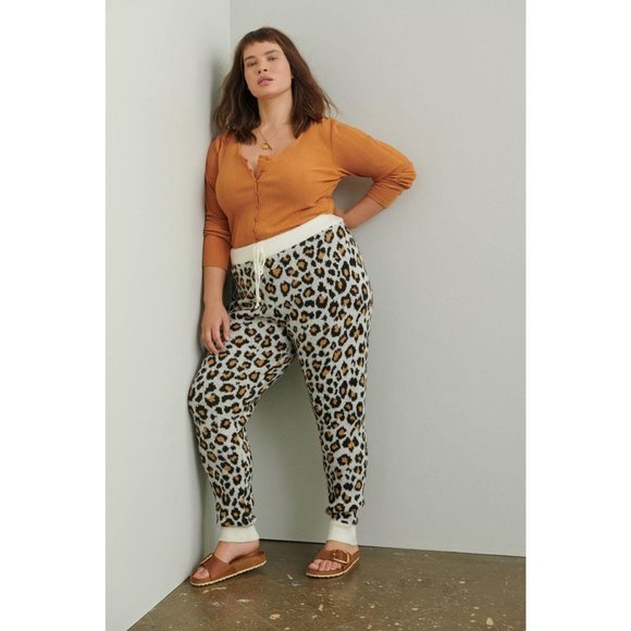 Anthropologie Saturday/Sunday Ginny Leopard Joggers - Picture 4 of 12